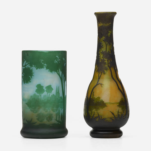 Daum. Vases, set of two. c. 1900,