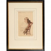 DAUMIER (CIRCLE OF), CARICATUR