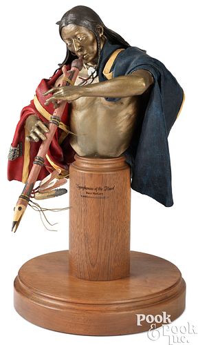 DAVE MCGARY PAINTED BRONZEDave