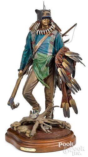 DAVE MCGARY PAINTED BRONZEDave