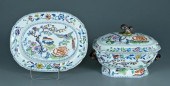 Davenport ironstone lidded tur