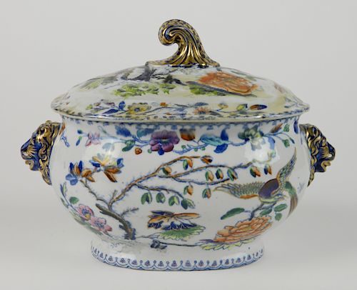 DAVENPORT STONEWARE COVERED