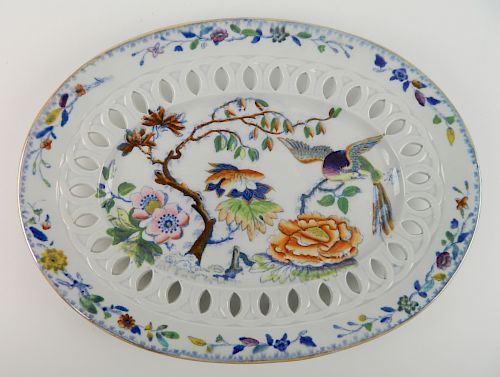 DAVENPORT STONEWARE RETICULATED