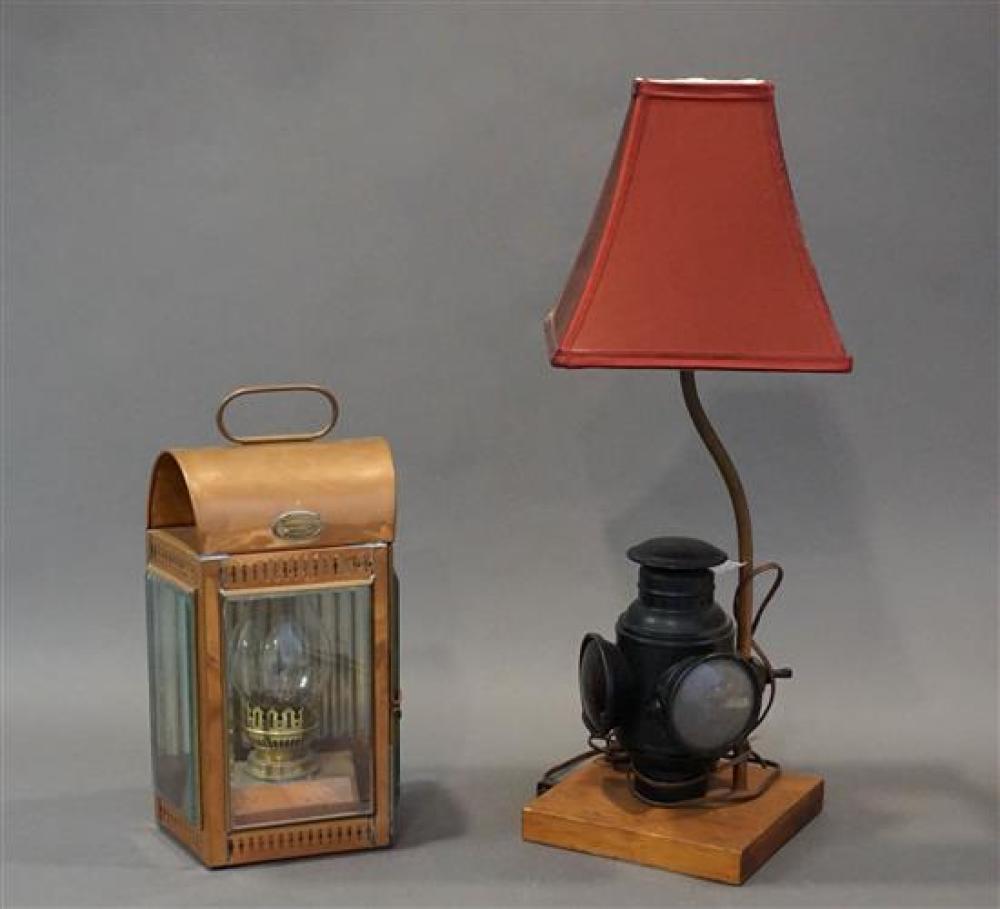 DAVEY & CO. COPPER LANTERN AND