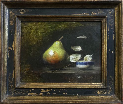 DAVID A. LEFFEL OIL ON ARTIST BOARD