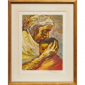 DAVID ALFARO SIQUEIROS, SIGNED