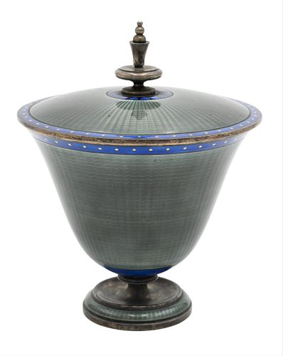 DAVID ANDERSEN ENAMELED SILVER