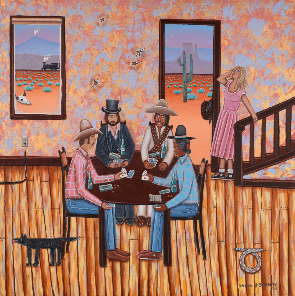 DAVID BRADLEY, SCENE FROM A WESTERN