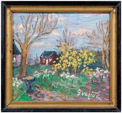 David Burliuk painting (David