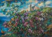DAVID BURLIUK, RUSSIAN (1882-1
