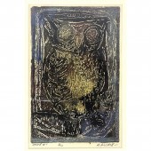 DAVID C DRISKELL "Owl #1" Prin