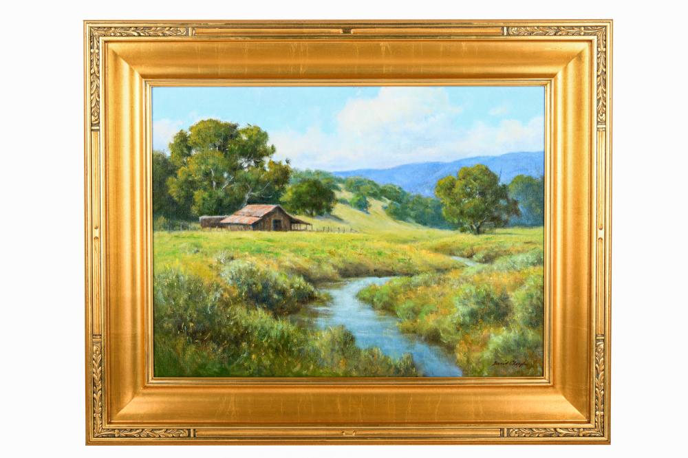 DAVID CHAPPLE: "SPRING CREEK"oil on