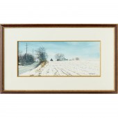 DAVID COOLIDGE, WATERCOLOR, 19
