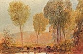 David Cox Summer signed D Cox