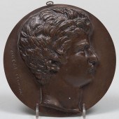 DAVID D'ANGERS BRONZE RONDEL O