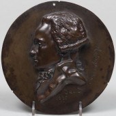 DAVID D'ANGERS BRONZE RONDEL O