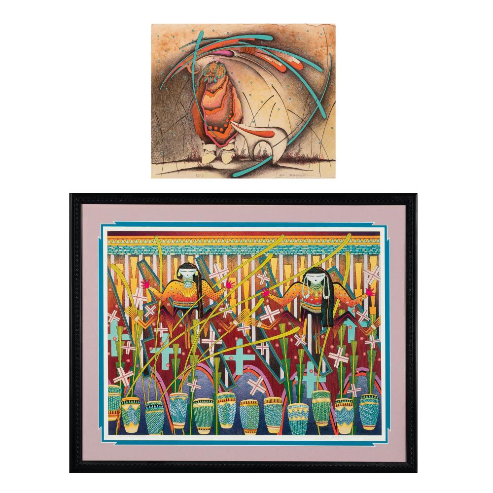 DAVID DAWANGYUMPTEWA, A PAIR: HONAN