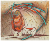 DAVID DAWANGYUMPTEWA (B. 1957,