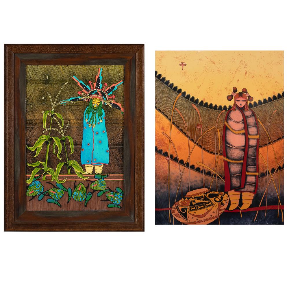 DAVID DAWANGYUMPTEWA, PAIR OF
