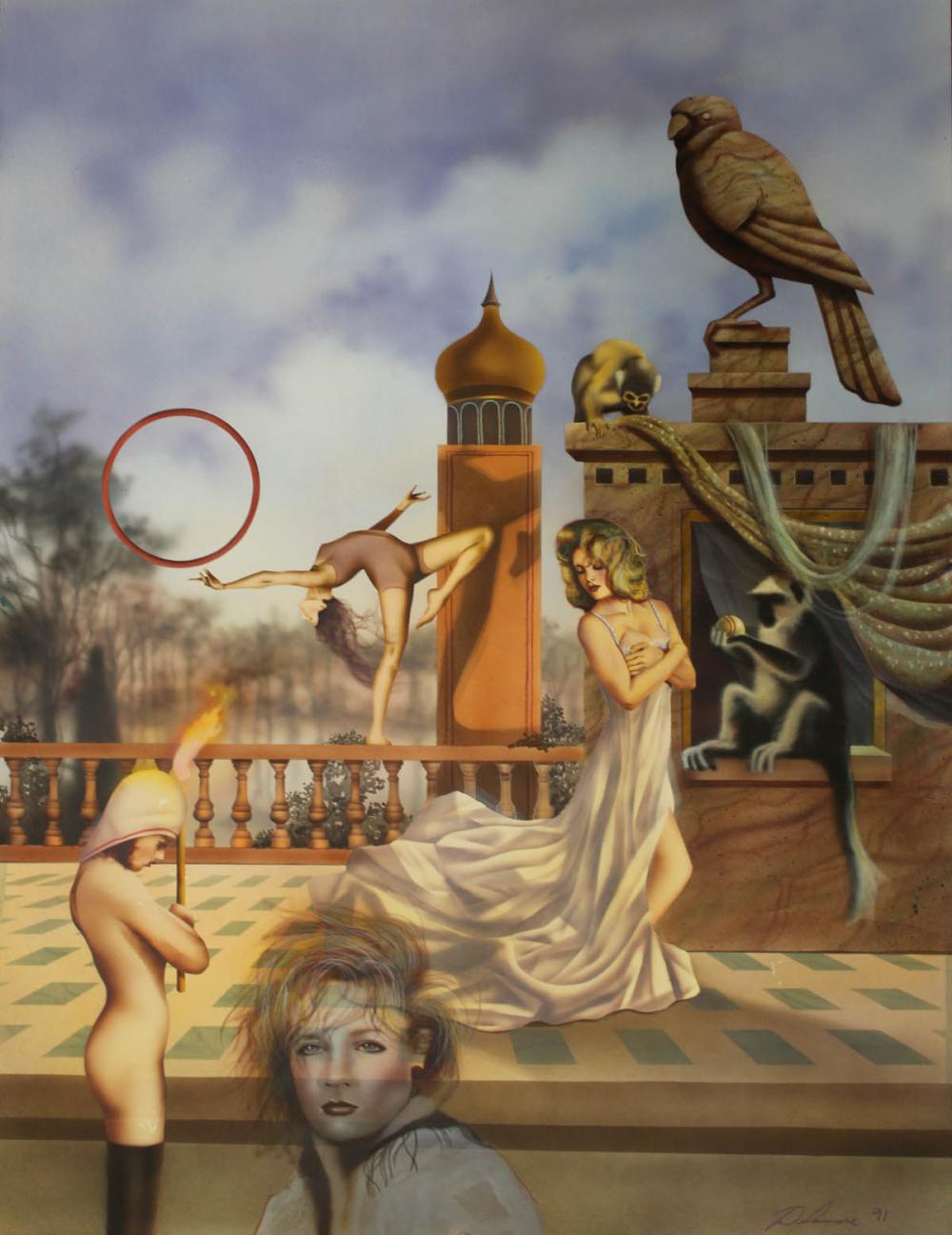 DAVID DELAMARE ACRYLIC ON