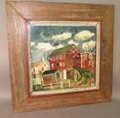 DAVID ELLINGER FRAMED WATERCOL