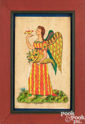 DAVID ELLINGER WATERCOLOR<br>D