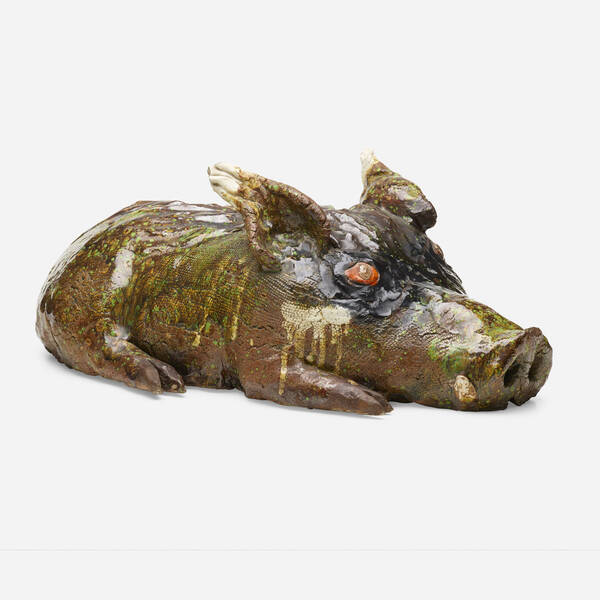 David Gilhooly 1943–2013. Swine.