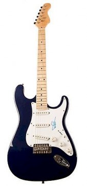 DAVID GILMOUR SIGNED GUITAR.Da