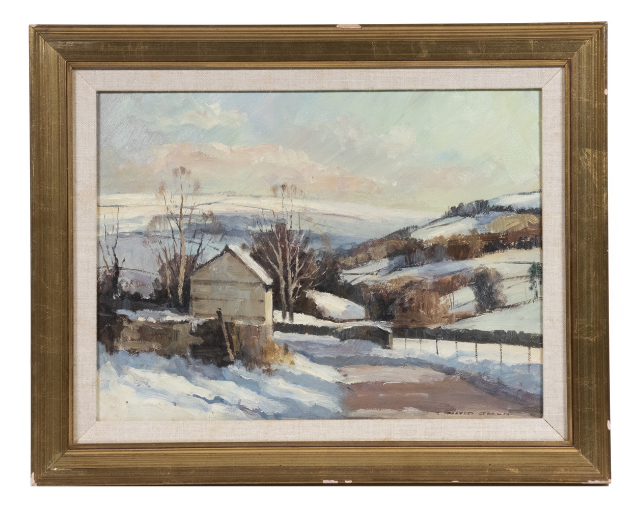 DAVID GREEN (UK, 1935-2013) "Winter