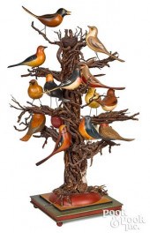 DAVID GUILMET CARVED AND PAINT