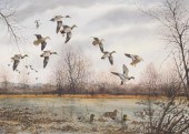 DAVID HAGERBAUMER WATERCOLOR O