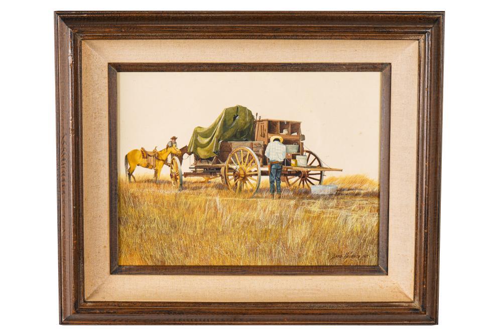 DAVID HALBACH (B. 1931): "WAGON