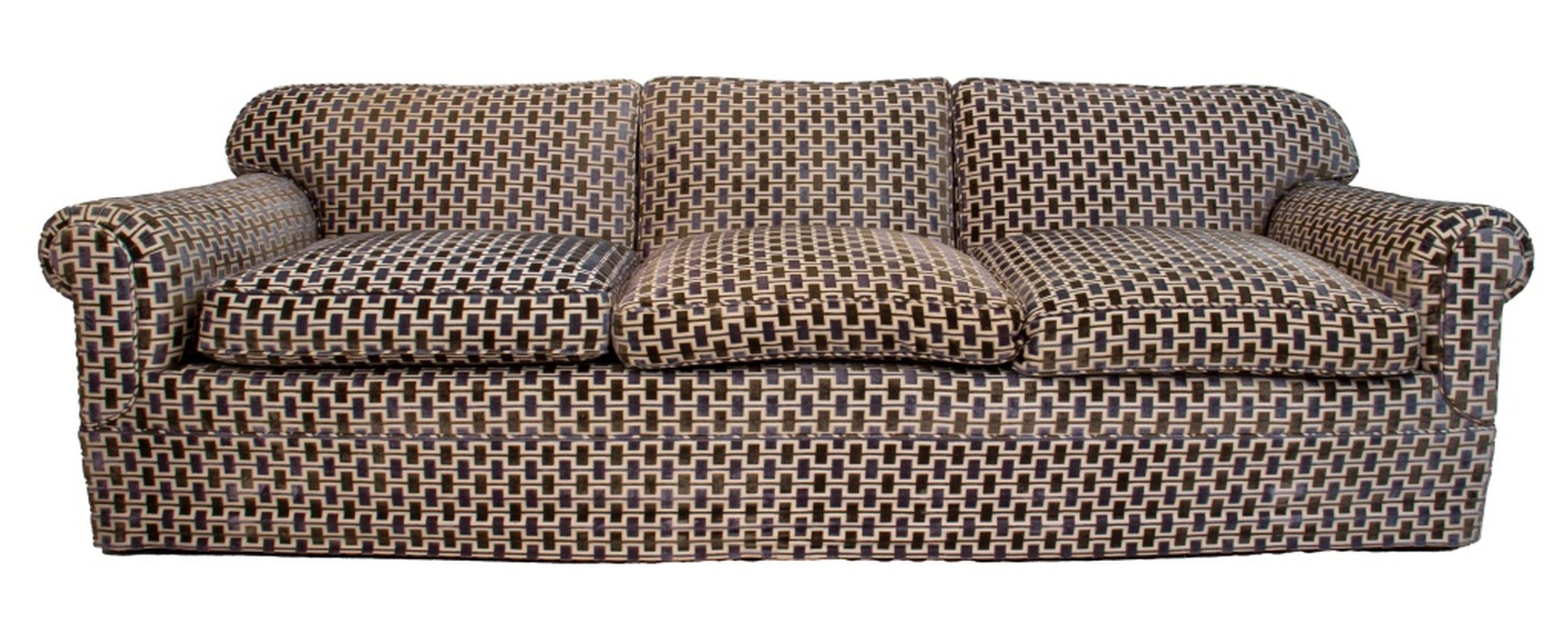 DAVID HICKS MANNER UPHOLSTERED SOFA