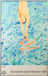 DAVID HOCKNEY 1972 OLYMPICS MU