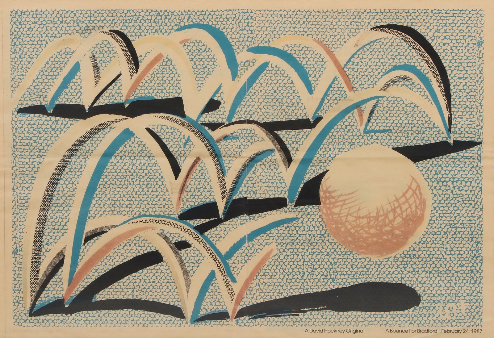DAVID HOCKNEY, A BOUNCE FOR