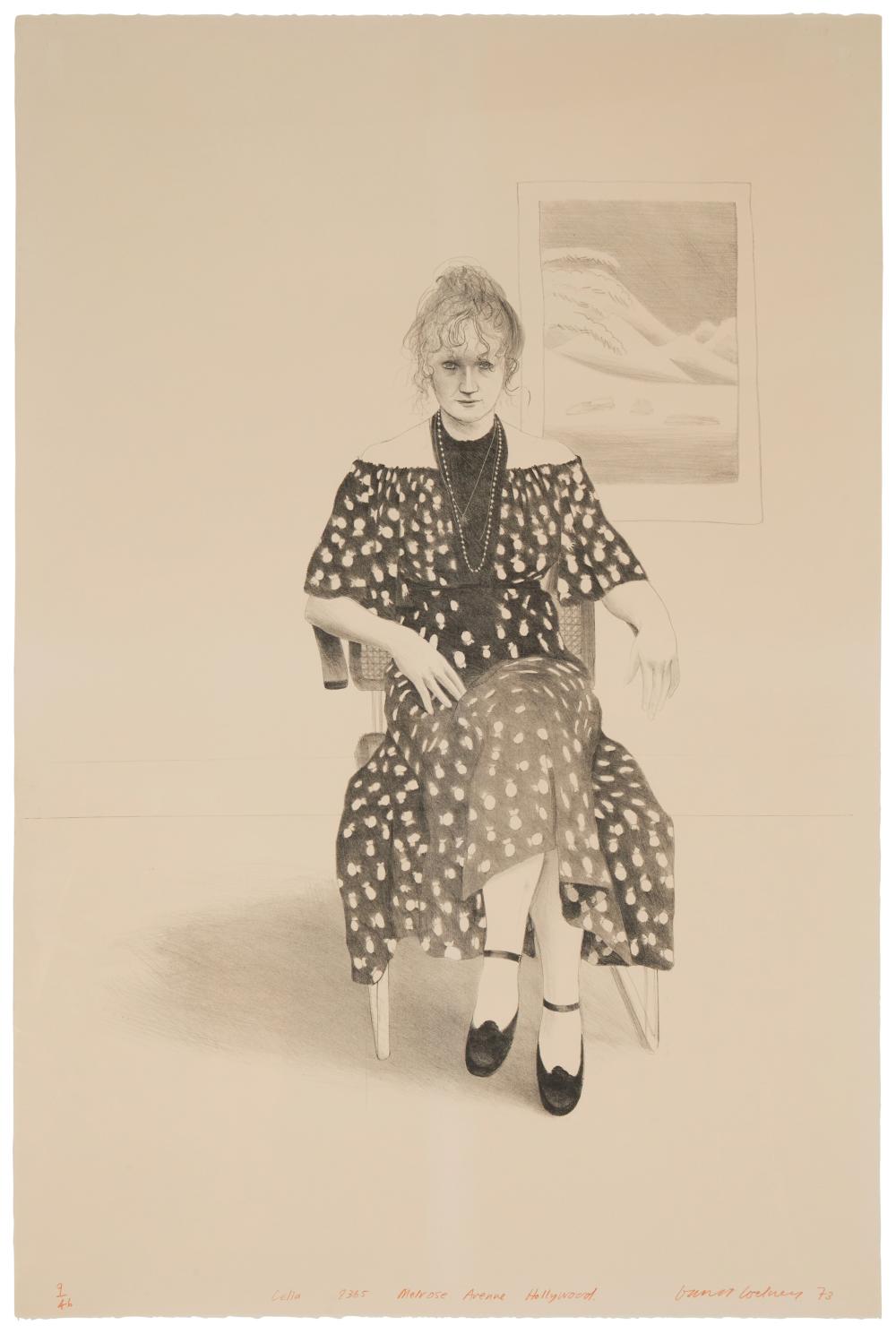 DAVID HOCKNEY (B. 1937), ''CELIA
