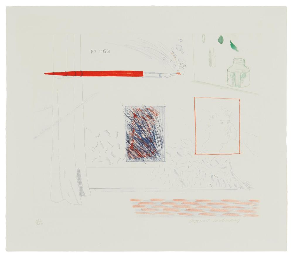 DAVID HOCKNEY, (B. 1937,