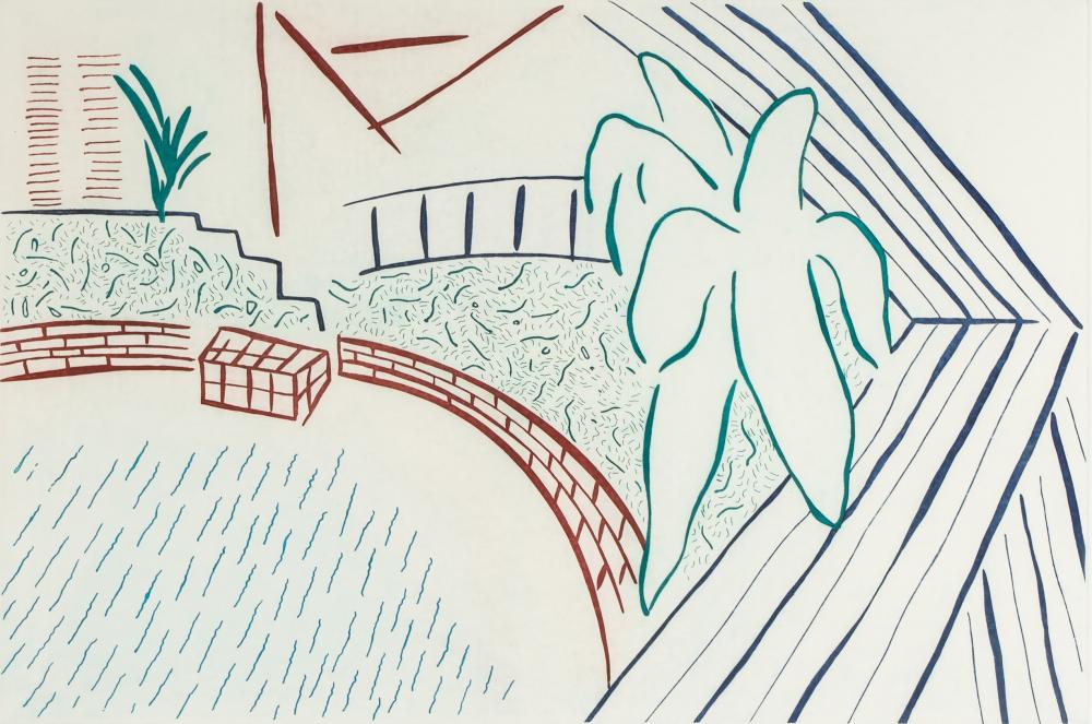 DAVID HOCKNEY (B. 1937): MY POOL