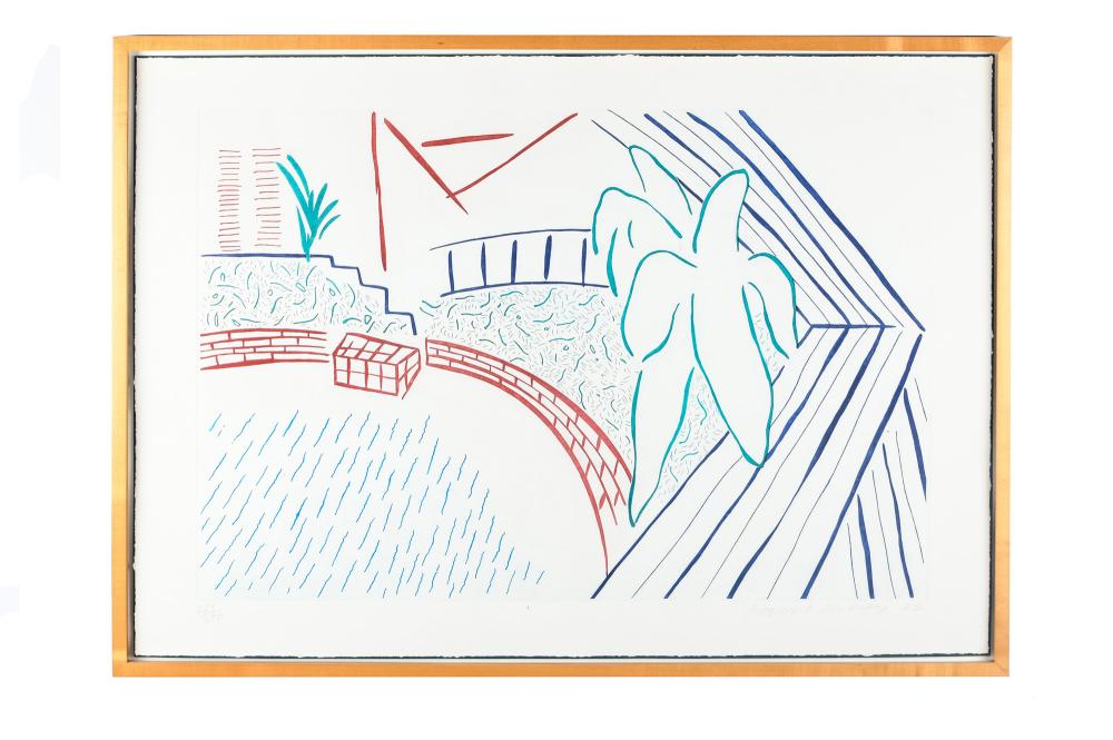 DAVID HOCKNEY (B. 1937): "MY POOL &