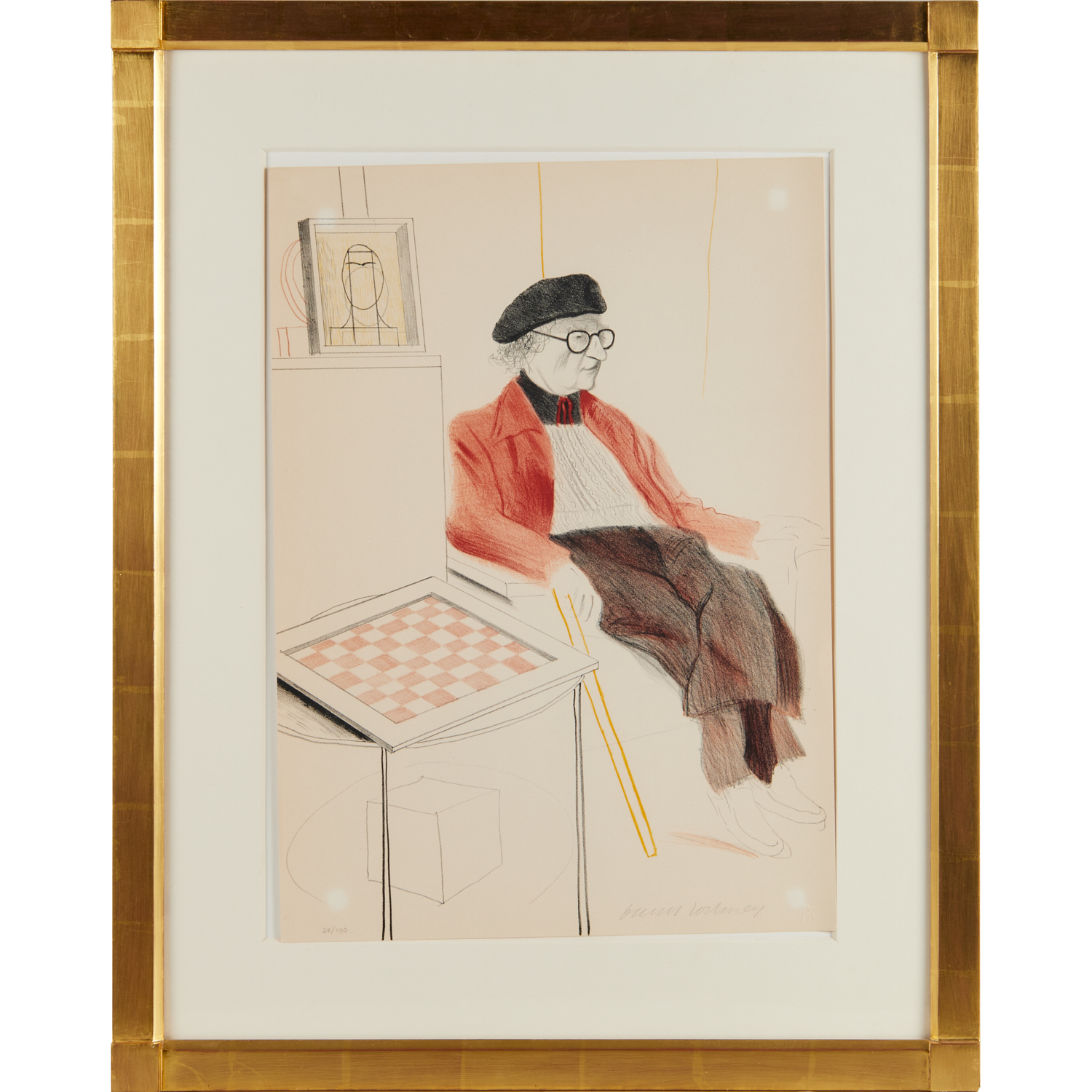 DAVID HOCKNEY, COLOR LITHOGRAPH,