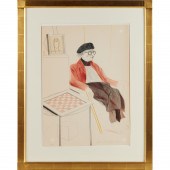 DAVID HOCKNEY, COLOR LITHOGRAP