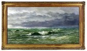 David James Seascape oil on ca