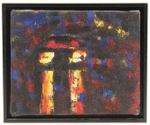 DAVID KAPP ABSTRACT CAR PAINTI