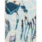 DAVID KAPP, ACRYLIC ON PAPER,