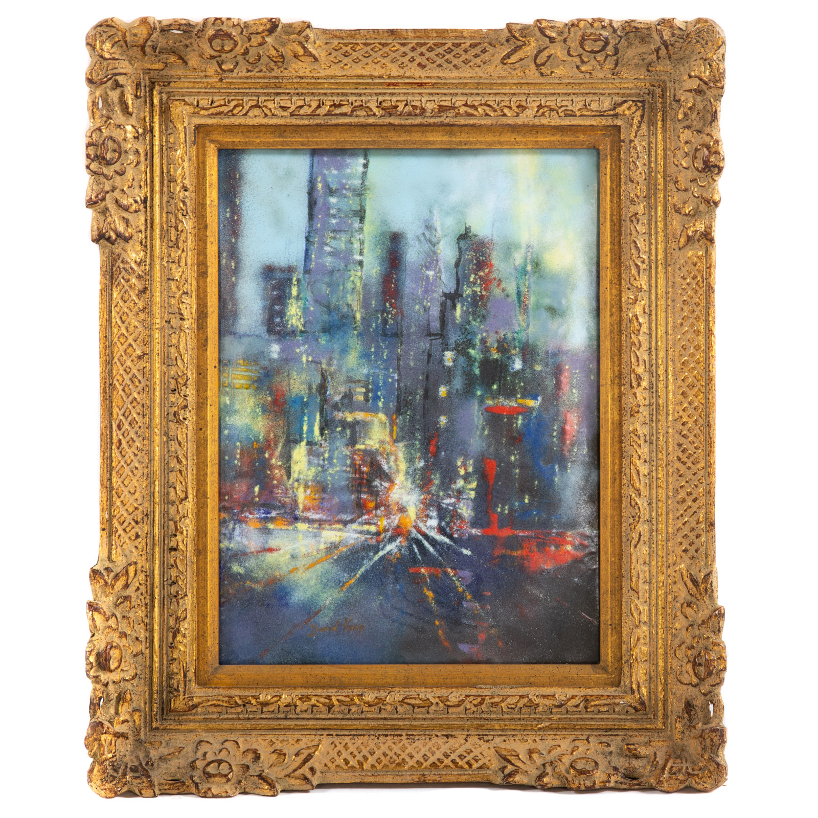 DAVID KARP. NEW YORK CITY, ENAMEL