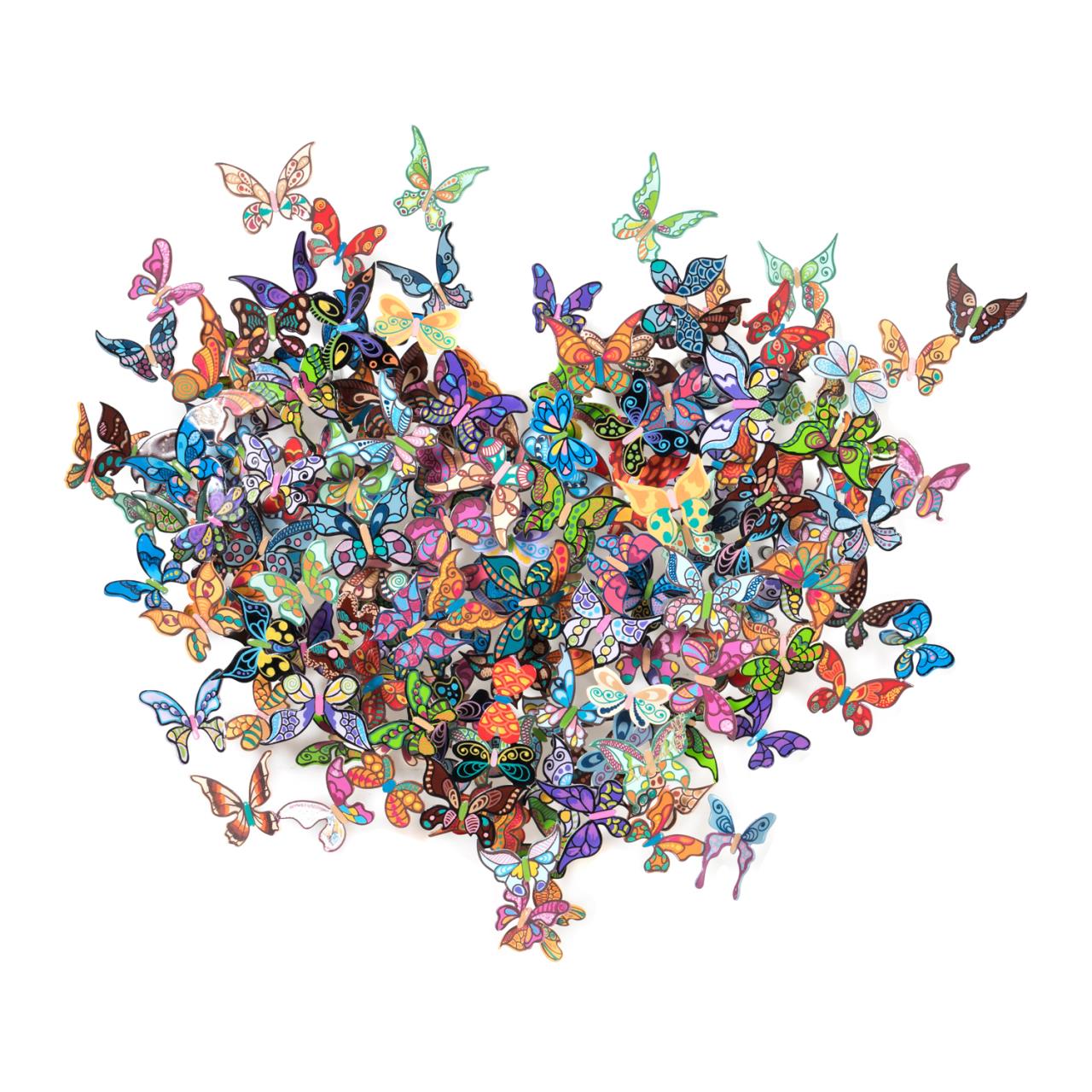 DAVID KRACOV ENAMEL BUTTERFLY