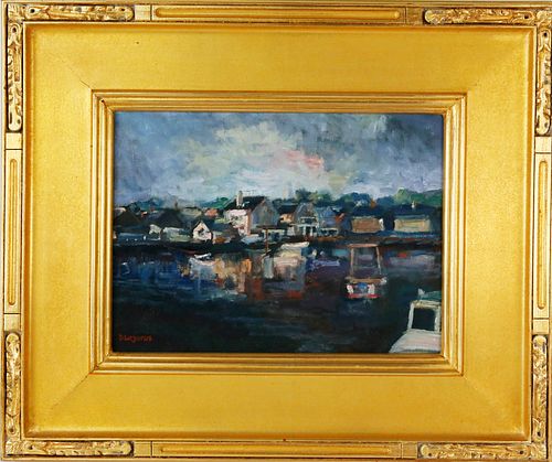 DAVID LAZARUS OIL ON BOARD