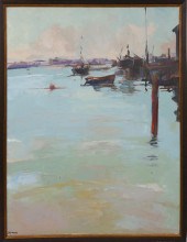 DAVID LAZARUS OIL ON CANVAS "W