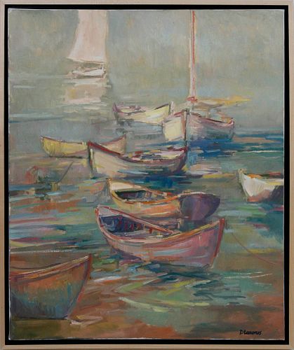 DAVID LAZARUS OIL ON CANVAS "DORIES