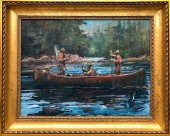 DAVID LAZARUS OIL ON CANVAS "T